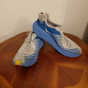 Men's Hoka One One Rincon Size 12 Oyster Mushroom/ Nebulas Blue Running Shoes